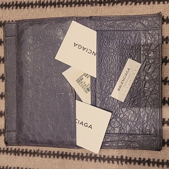 Balenciaga arena large wallet, jacynthe - Picture 4 of 10